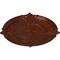 Ekena Millwork Attica Acanthus Leaf Medallion (Canopies up to 3 1/4"), 30 1/8"OD x 1 1/2"P, Burnished Mahogany CM30ATBMC - alternate 2